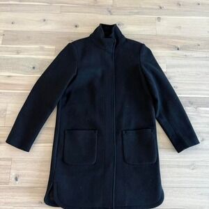 Black Old Navy wool blend coat with pockets Sz S